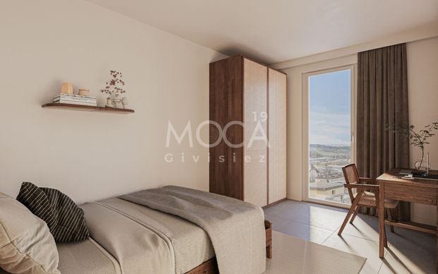 A practical and serene 2-room apartment at the gates of Fribourg - Photo 1