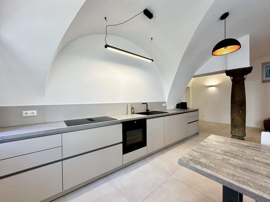 Kernsaniertes Kurzzeitapartment mit Terrasse und Parkplatz im Zentrum - Photo 1