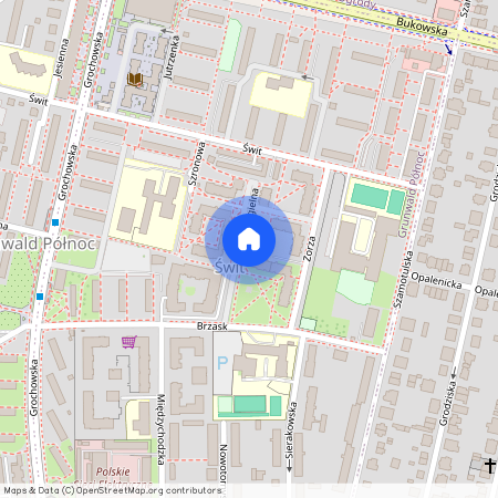 ul. Mgielna, Świt, Grunwald, Poznań, wielkopolskie