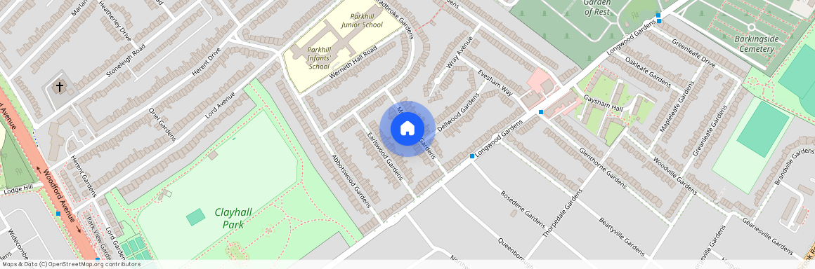 Monkswood Gardens, Ilford IG5