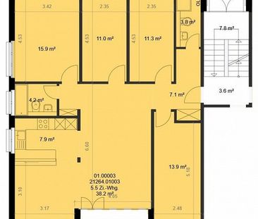 Moderne 5.5-ZW à 108 m² im 2. OG mit grossem Balkon - Foto 5