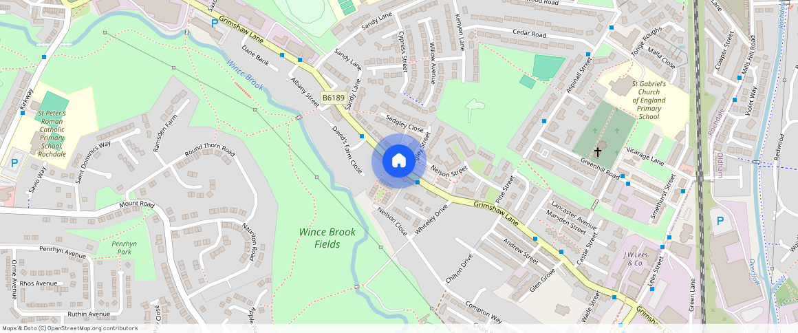 Grimshaw Lane, Middleton, Manchester, M24