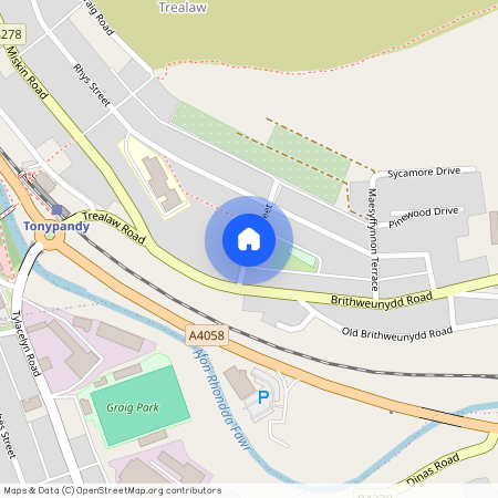 Victoria Street, Tonypandy, Rhondda Cynon Taff. CF40 2QB