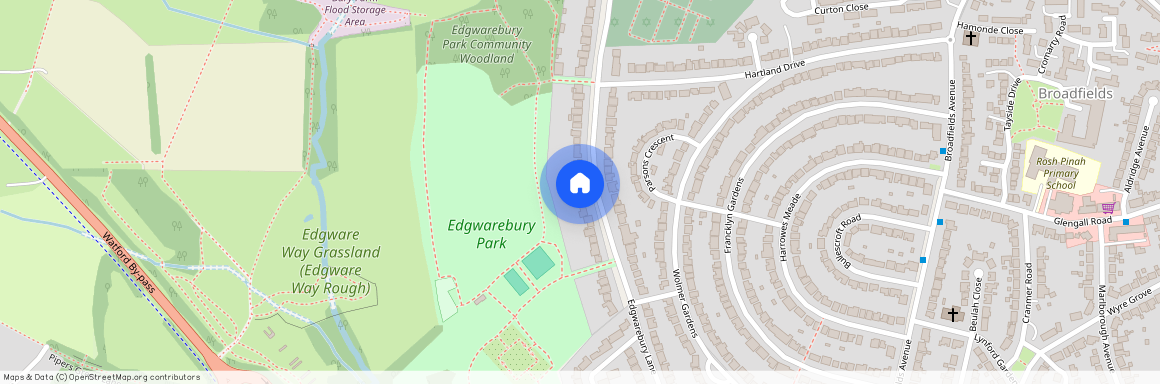 Edgwarebury Lane, Edgware, HA8