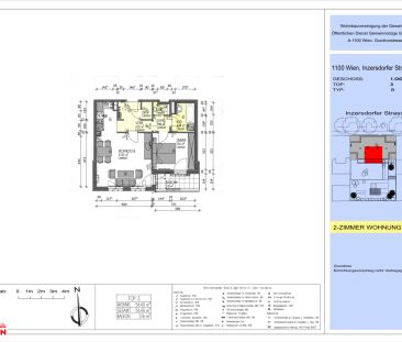 Ruhige 2-Zimmerwohnung mit Balkon in den Innenhof - Photo 4