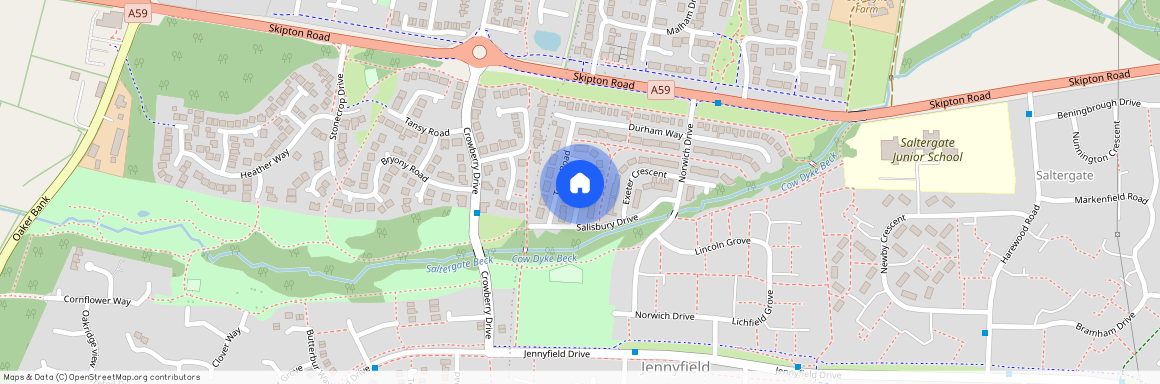 Truro Crescent, Harrogate, North Yorkshire, UK, HG3