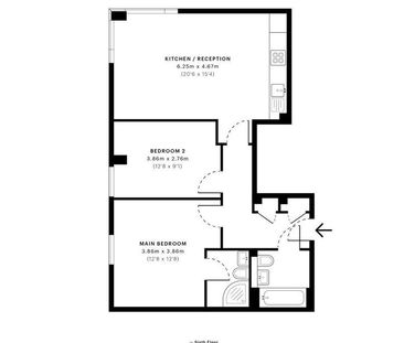 2 bedroom apartment to rent - Photo 5