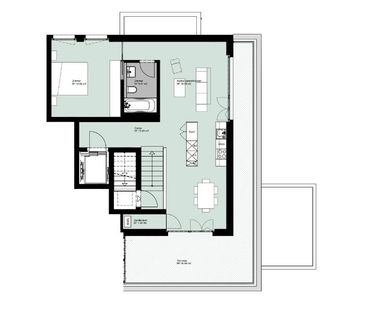 2.5 Zimmer, 61 m², 3. Stock - Foto 6