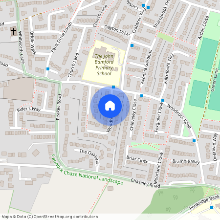 Woodheyes Lawns, Rugeley WS15