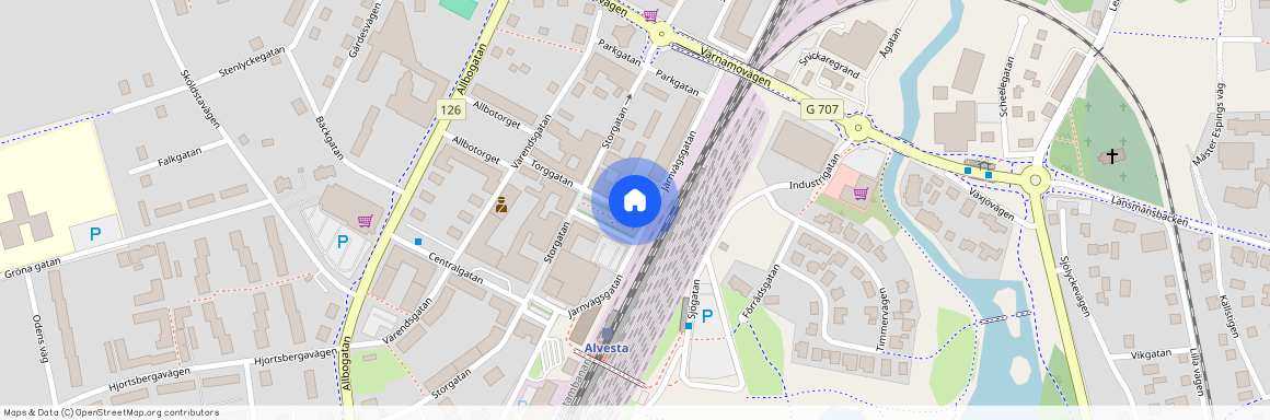 Alvesta Östra, Kronoberg, Järnvägsparken 3 B