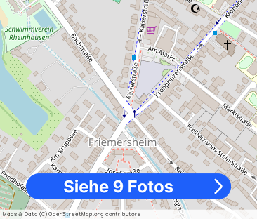 * 1 ZIMMER MIT BALKON IM ERDGESCHOSS*, DU-Rheinhausen, Augustastr. ... - Foto 1
