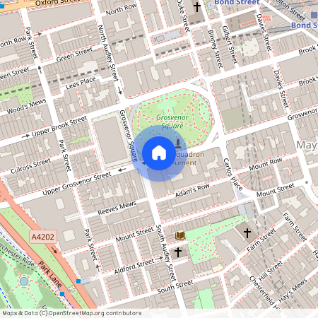 Grosvenor Square, Mayfair, London, W1K