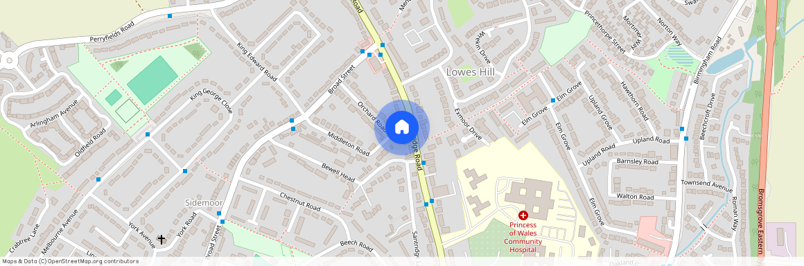 Orchard Road, Bromsgrove, Worcestershire, B61