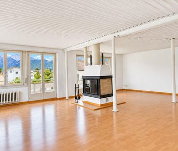 3-Zimmer-Loft mit Cheminée, Bergsicht, Balkon und Terrasse in Thun - Photo 3