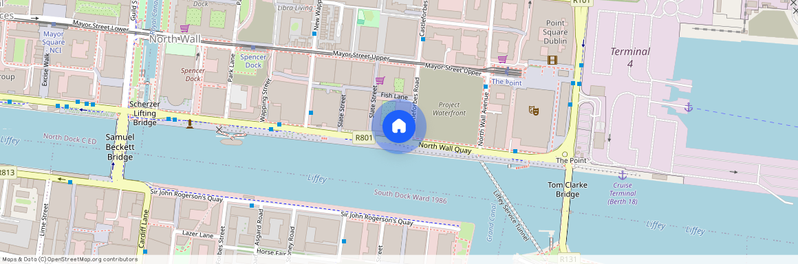 Quayside Quarter at Dublin Landings, Docklands, Dublin 1