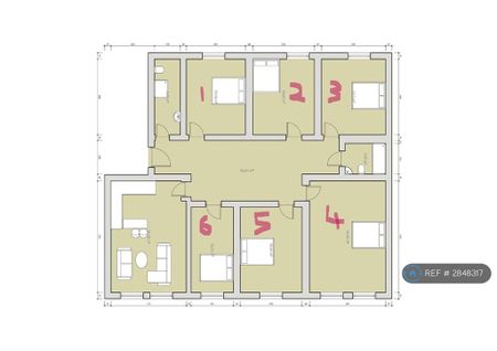 1 bedroom in a flat share to rent - Photo 4