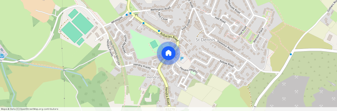 Fore Street, St Dennis, St Austell, Cornwall