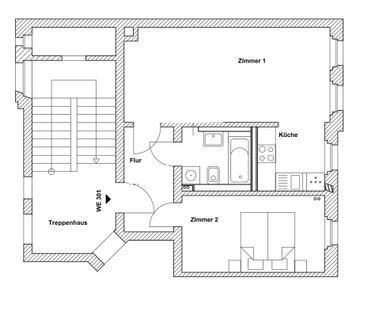 Wer will mich!? Individuelle 2-Zimmer-Wohnung - Foto 3