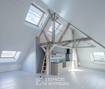 Loft sous comble dans une maison de maître proche de la gare - Photo 6