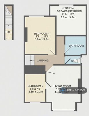 2 bedroom flat to rent - Photo 1