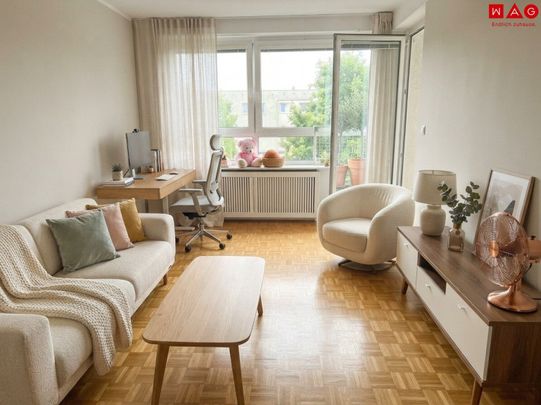 56 m² zum Wohlfühlen – 2-Zimmer-Wohnung mit Loggia im 5. Geschoß - Foto 1