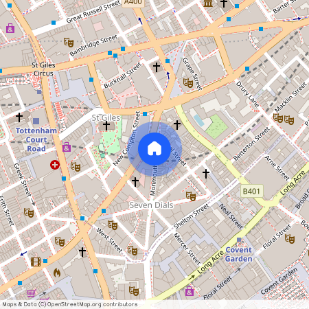 Shaftesbury Avenue, Seven Dials WC2