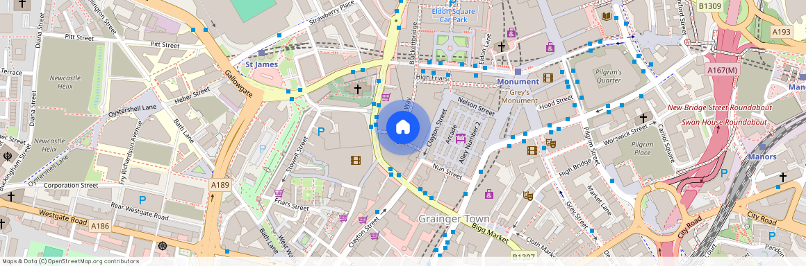 Falconars Apartments, 18 Clayton Street, Newcastle Upon Tyne, NE1 5PE