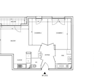 Appartement à louer 3 pièces 59.28m² - Photo 1