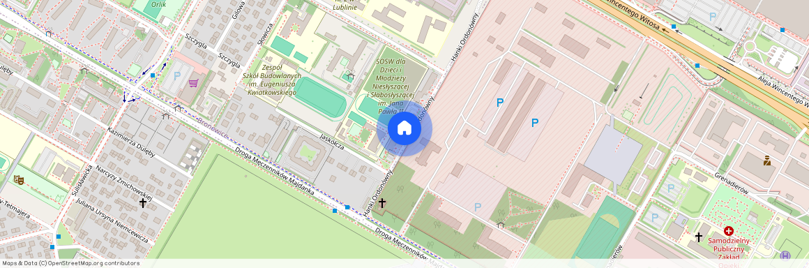 ul. Hanki Ordonówny 4A, Bronowice, Lublin, lubelskie