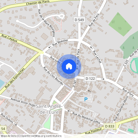 1 RUE Jules Cayaux, 27220 Saint Andre De L'Eure