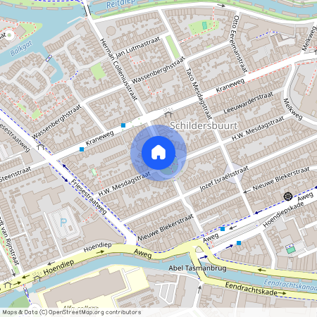 Schildersbuurt, 9718 HS, H.W. Mesdagplein, Groningen