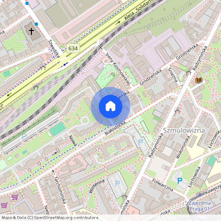 ul. Białostocka, Szmulowizna, Praga-Północ, Warszawa, mazowieckie