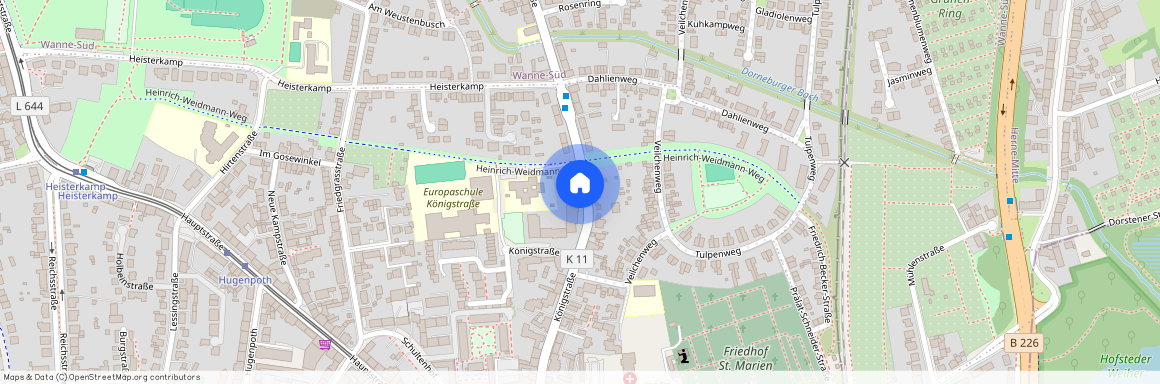 Königstr. 37, 44651 Herne OT Eickel