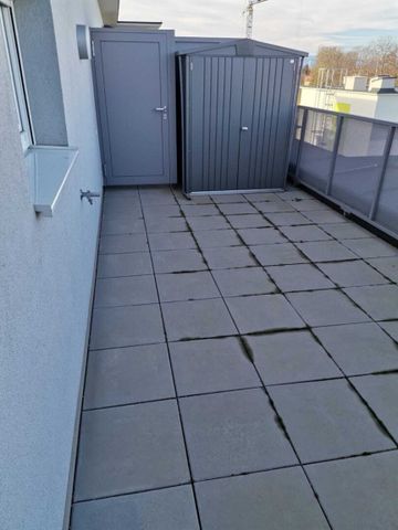 Teilmöblierte 3-Zimmer Dachgeschosswohnung mit großer Terrasse - UNTERWALTERSDORF - Foto 2