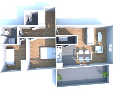 Location d'un appartement T3 à Rouen Rive Gauche - Photo 5
