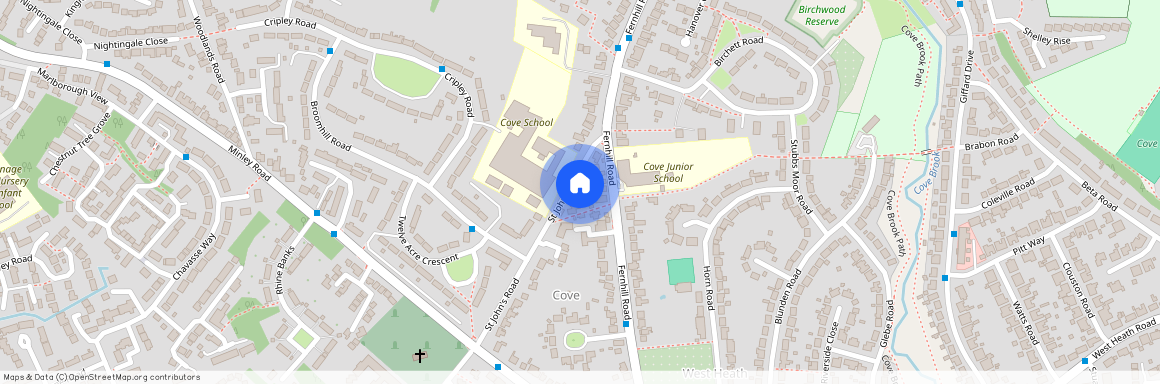 St. Johns Road, Farnborough, GU14