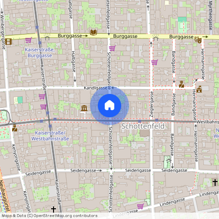 Schottenfeldgasse, Westbahnstraße, 1070, Wien