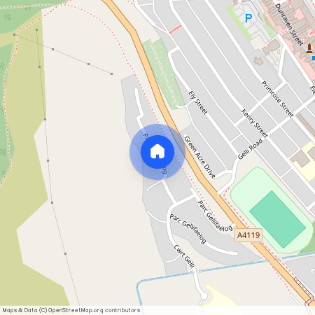 Parc Gellifaelog, Tonypandy, Rhondda Cynon Taff. CF40 1DU