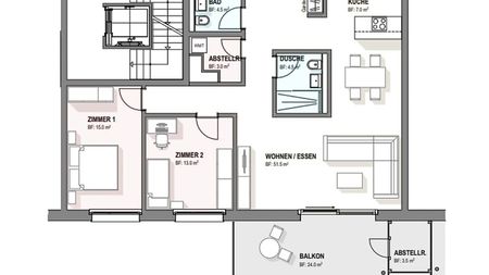 3½ Zimmer-Wohnung in Kloten (ZH), möbliert, auf Zeit - Photo 3