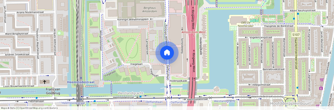 Westlandgracht, 1062 KS, Koningin Wilhelminaplein, Amsterdam