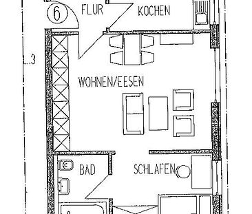 2-Zimmer-Wohnung in Güstrow (WE06) - Foto 2