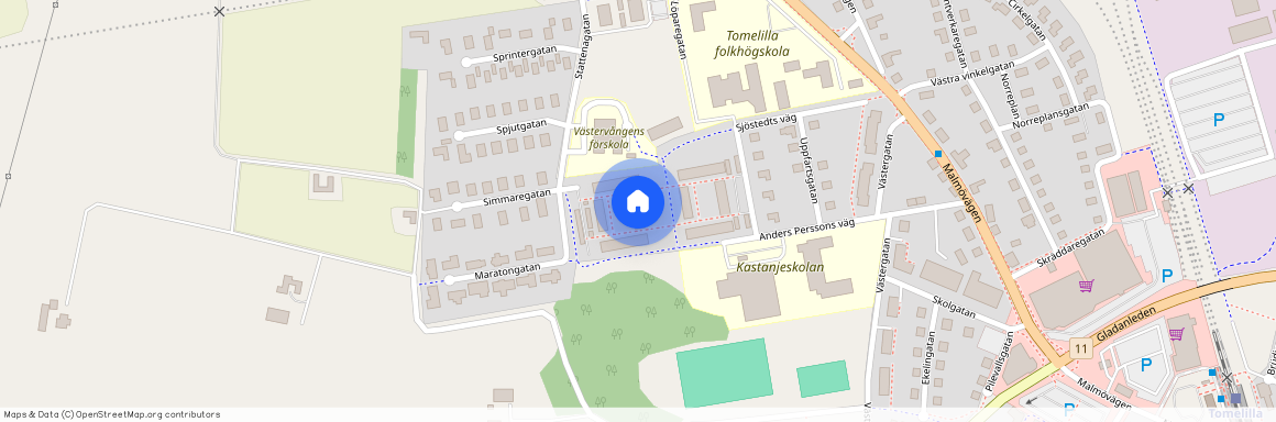 Stafettgatan 125, Tomelilla