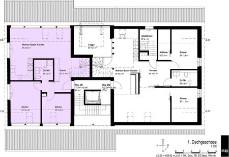 4.5 Zimmer, 96 m², 2. Stock - Foto 5