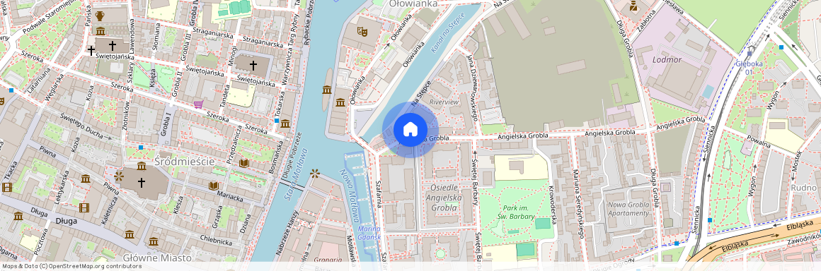ul. Angielska Grobla, Śródmieście, Gdańsk, pomorskie