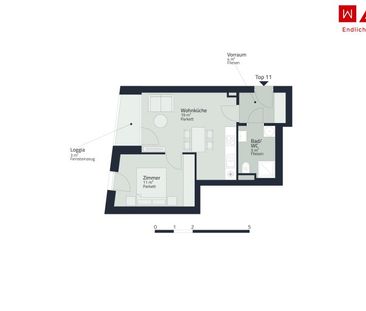 Moderne 2-Zimmer-Loggia-Wohnung in Graz – Erstbezug mit Neubaustand... - Photo 1