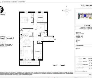 T4 AVEC BALCON + 2 PARKINGS + CAVE - Photo 2