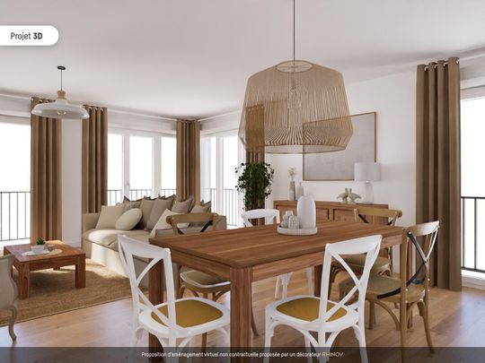 location Appartement T3 DE 75.4m² À COURBEVOIE - Photo 1