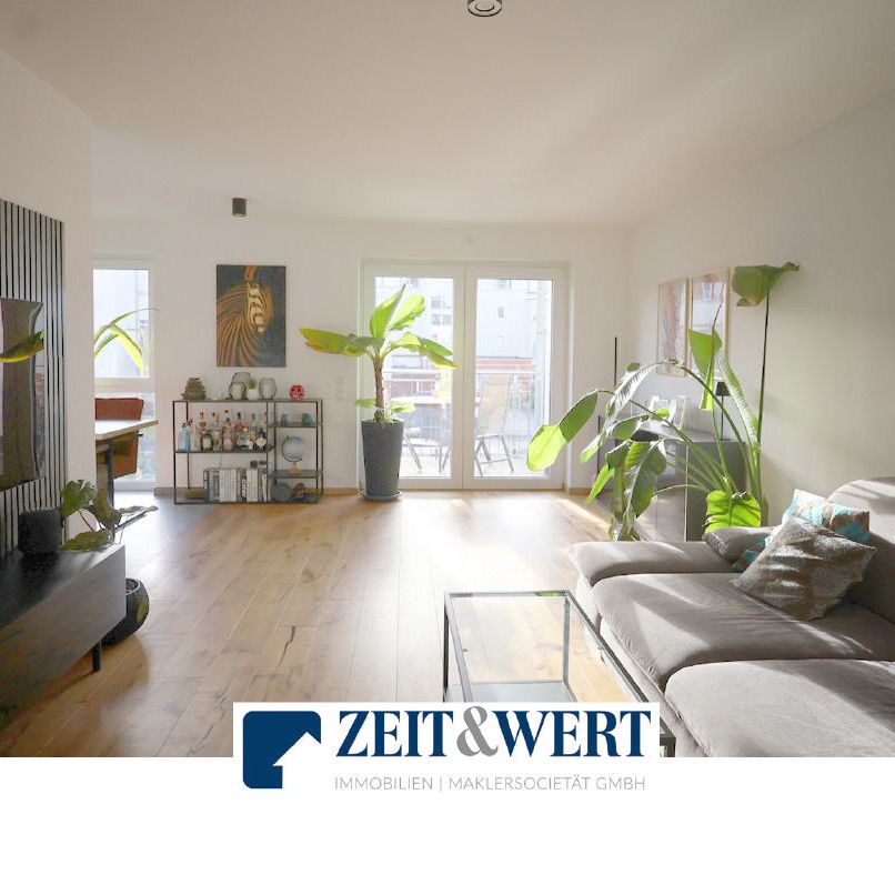 Neubau! Charmante 3-Zimmer-Mietwohnung mit hochwertiger Ausstattung, Sonnenbalkon und Pkw-Stellplatz! (CA 4928) - Photo 1