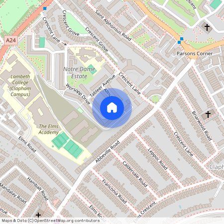 Worsopp Drive, Clapham