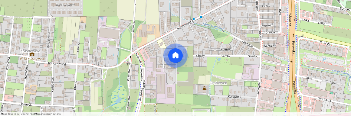 ul. Flamenco, Grabów, Ursynów, Warszawa, mazowieckie